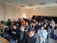 Udział klasy 1d w wykładzie z nanotechnologii na Wydziale Elektrotechniki i Informatyki Politechniki Rzeszowskiej  - 1