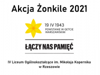  Akcja Żonkile 2021 w IV LO im. Mikołaja Kopernika w Rzeszowie - 0